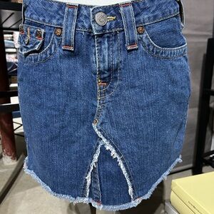 TRUE RELIGION Denim Skirt, Size 29, EUC